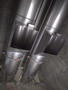 ניקוי שוט אשפה בראש עין לאחר בדיקה יסודית